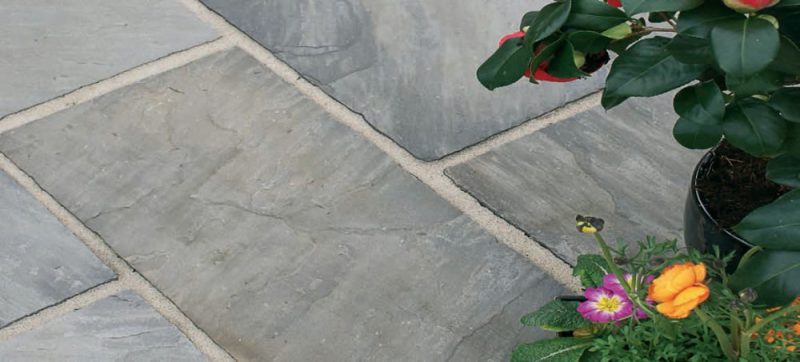 Natural Sandstone Paving - Black