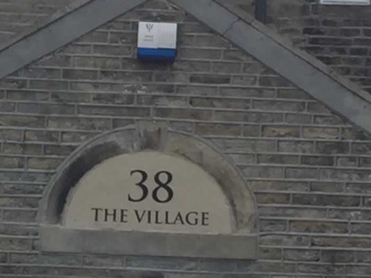 Stone House Name Plate - The Village